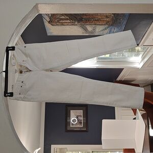 J. Crew Women's white toothpick Jeans